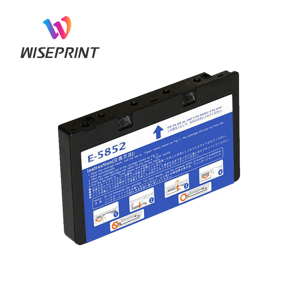 Wiseprint High Yield 5852 T5852 T-5852 C13T585290 Premium Color Inkjet Ink Cartridge For Epson PM 245 PM245 Printer