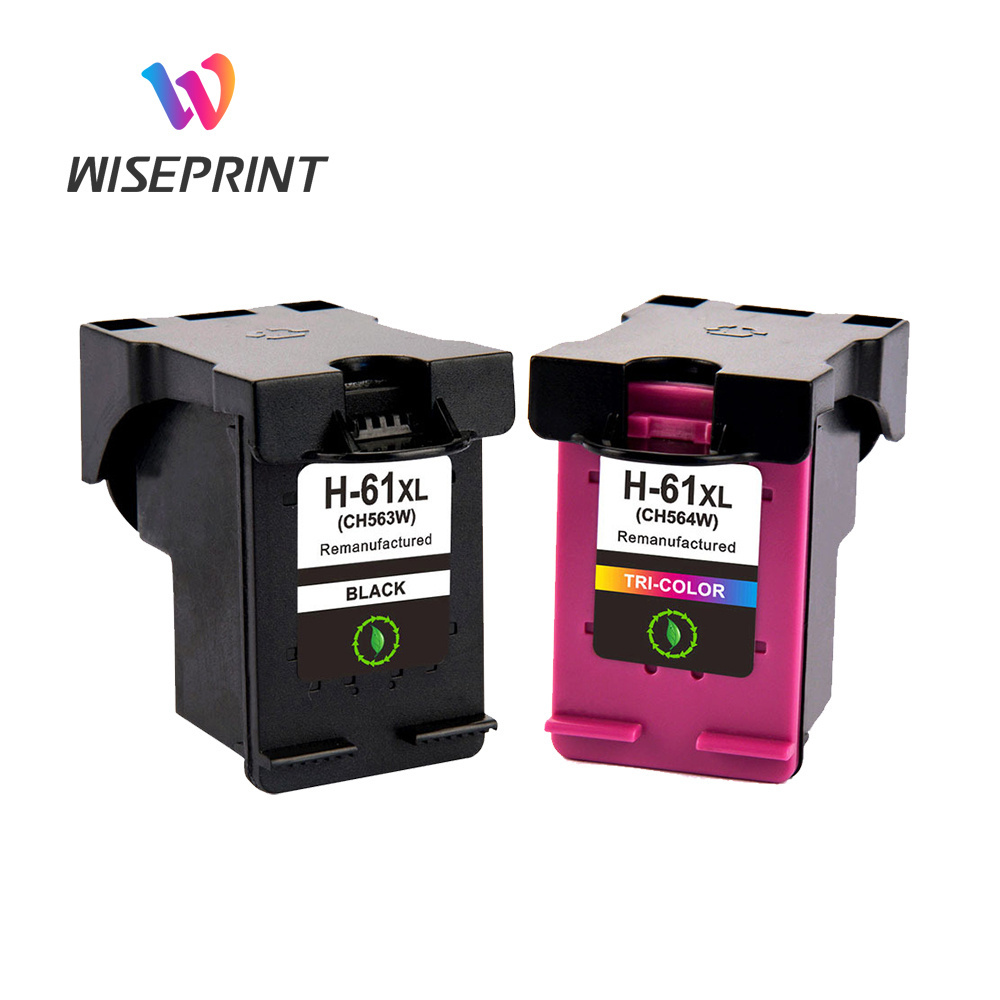 Wiseprint Compatible HP 61 XL 61XL Remanufactured Color Black Inkjet Ink Cartridge For Deskjet 1010 3000 4500 Printer