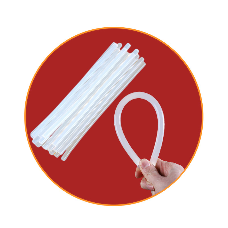 High viscosity transparent hot melt adhesive strip thermoplastic resin adhesive glue stick 7mm 11mm