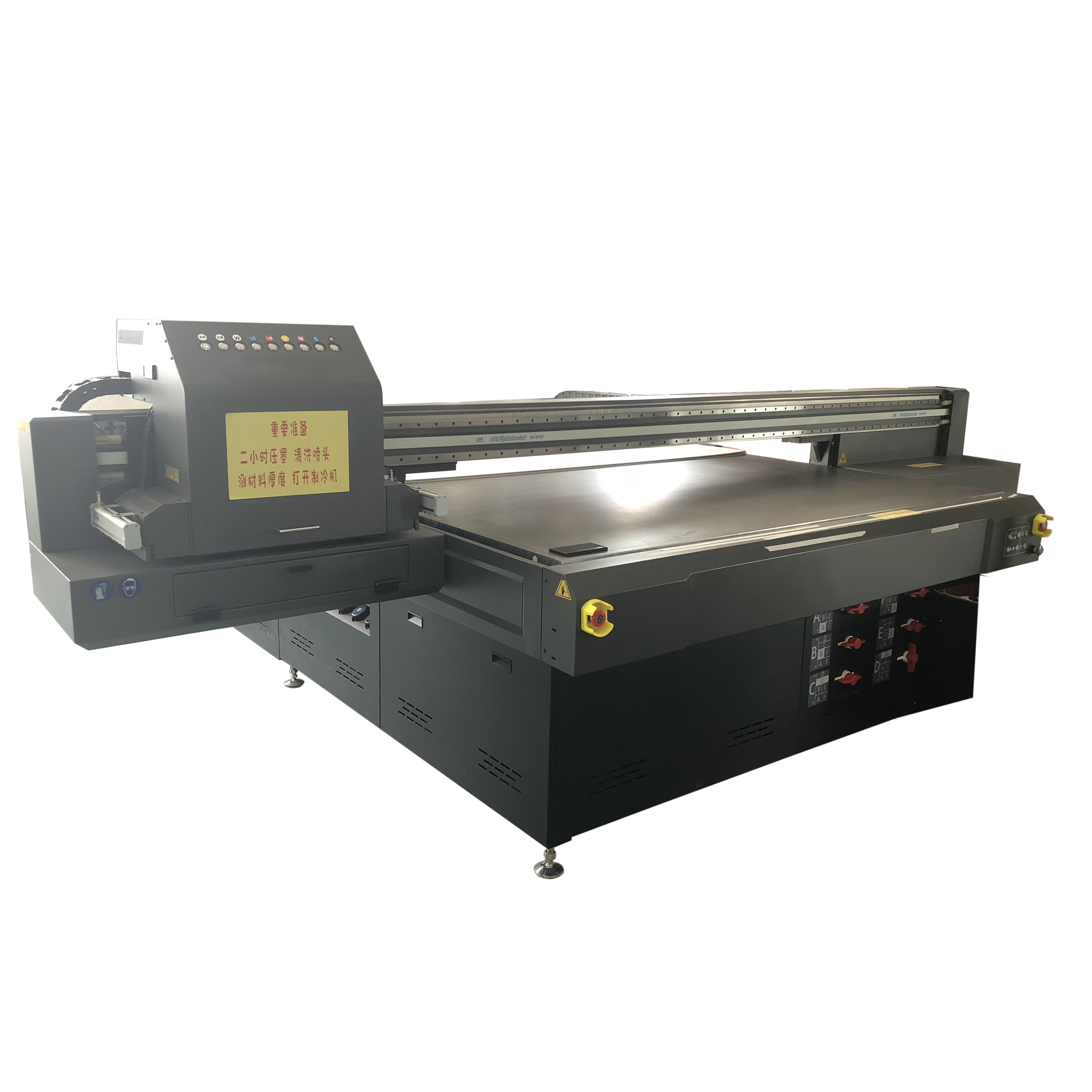 Large format industrial direct jet led digital inkjet UV flatbed printer with Ricoh gen5