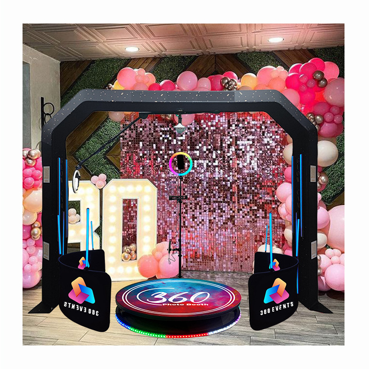 Free Factory Shipped in 48h Overhead 360 Photo Booth Pole for Wedding and Event Used 360 Photo Booth Track Overhead Sky