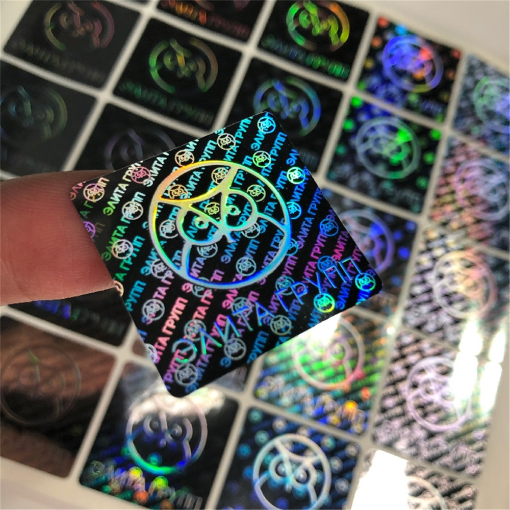 Customized 3d Hologram Holographic Security Sticker Label Holographic Warranty Void Stickers