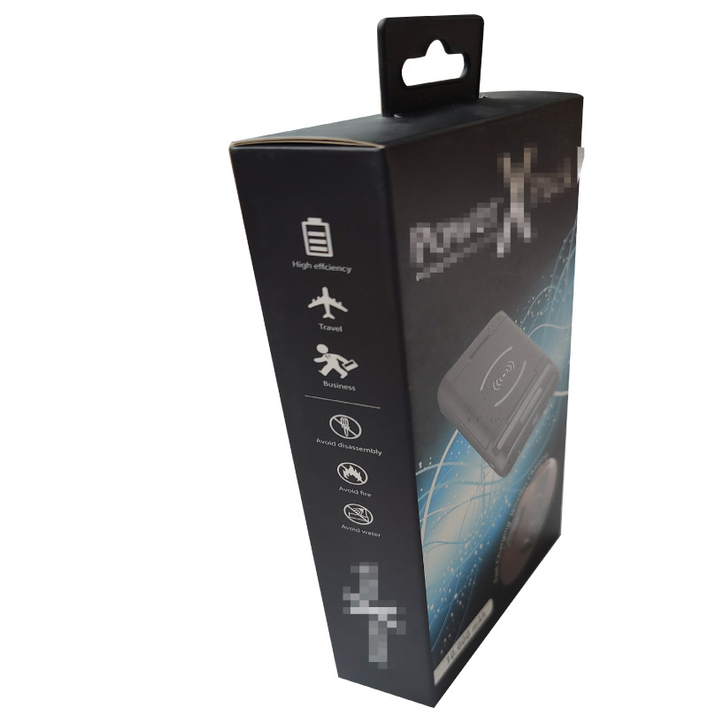 High Quality Cell Phone Power Bank Box Packaging With EVA Foam Insert