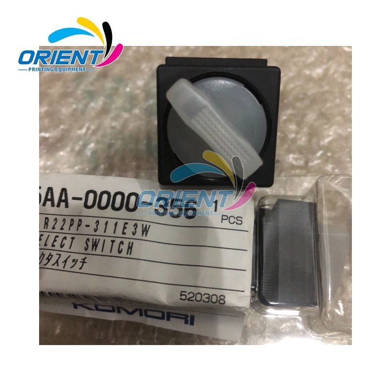 Good Quality Electric Selector Knob Switch 5AA-0000-356 AR22PP-311E3W Select Switch For Komori Lithrone Printing Machine Parts