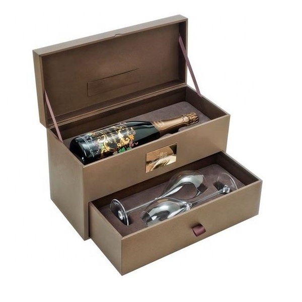 2023 Luxury wine  box/packaging box/gift box  customized size logo wholesale