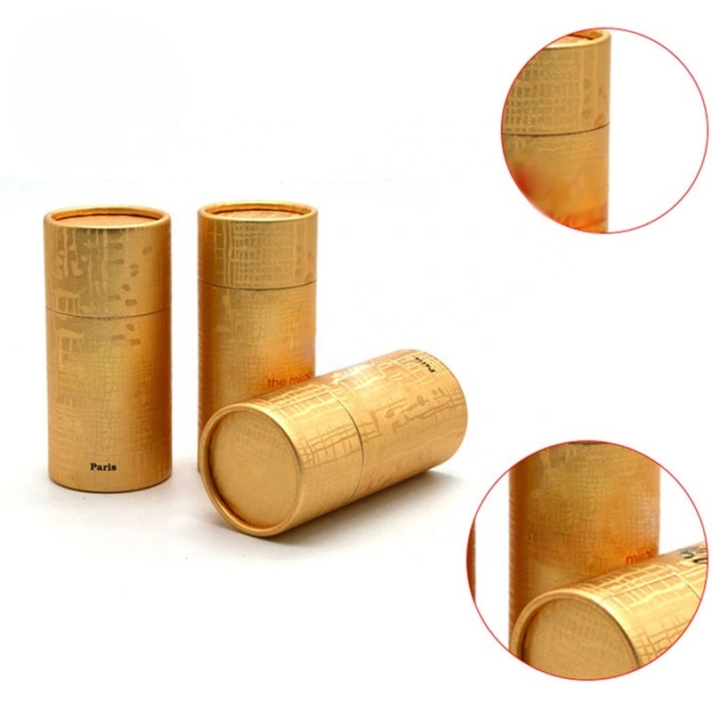 Wholesale Cosmetic face cream jar cylinder box Solid Deodorant stick Packaging Aroma diffuser fragrance Tube