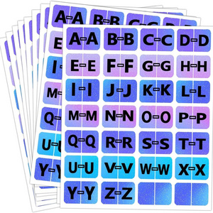 Alphabet Book Spine Labels A-Z Tab Dividers Stickers File Folder Labels Library Book Bin Shelf Labels for Classroom Organization