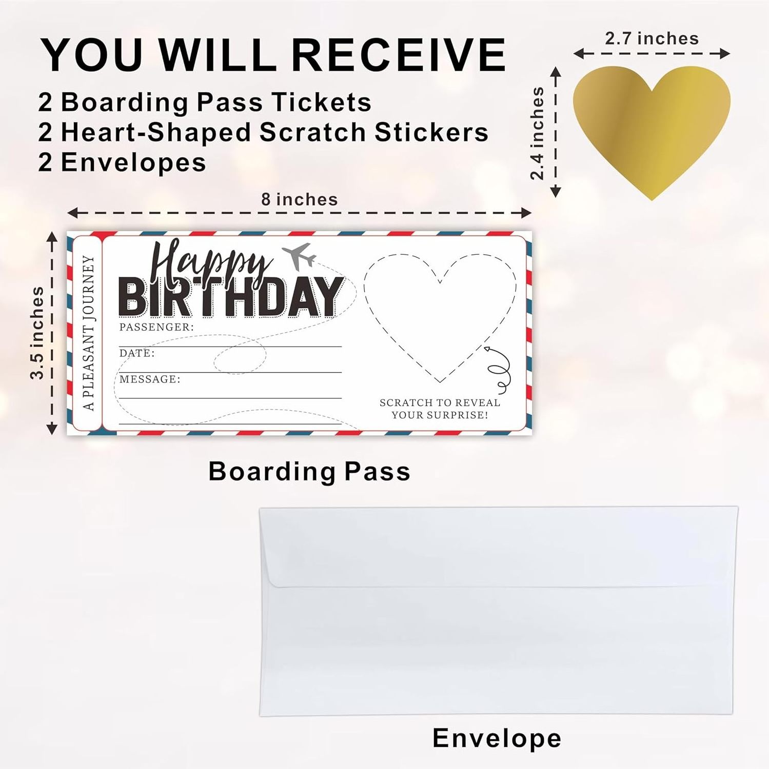 Custom paper boarding pass airline ticket printing entrance ticket admission Boarding Pass Gift Ticket