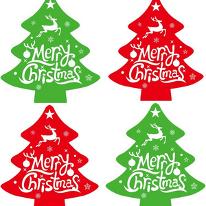 Christmas Stickers Envelope Seal Decorative Christmas Tree Stickers for Christmas Party Gift Bag Envelopes