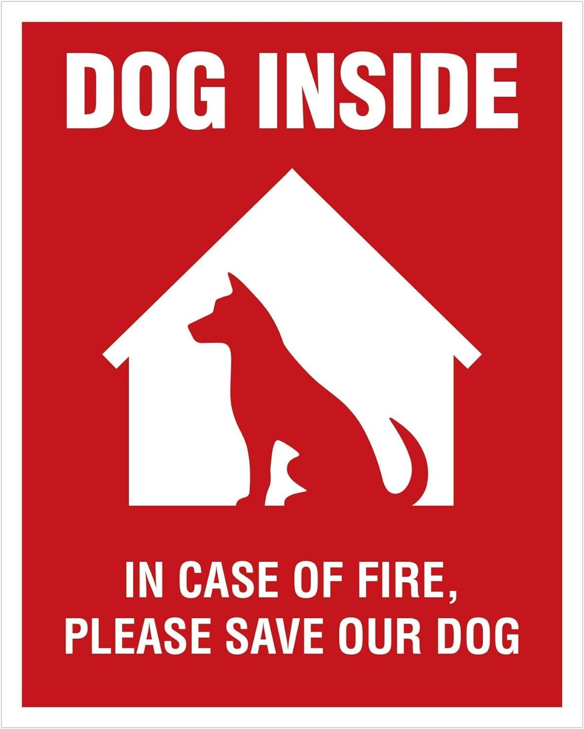 Pet Alert Safety Fire Sticker  Emergency Pet Inside Decal in Case of Emergency Danger Rescue  Pet in House Home