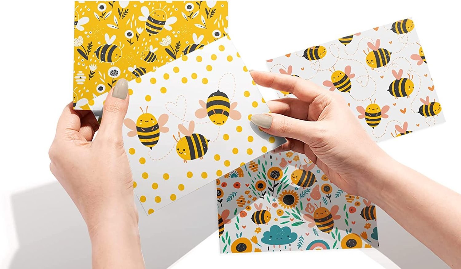 Bumble Bee Assorted Note Cards Cute Blank Greeting Cards With Envelopes  Greeting Cards for All Occasions