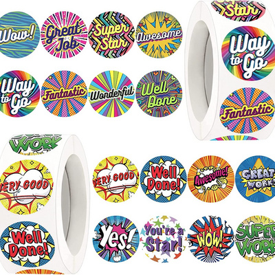 Positive Stickers Motivational Encouragement Quote Label Stickers Handwritten Modern Artistic Inspirational Stickers