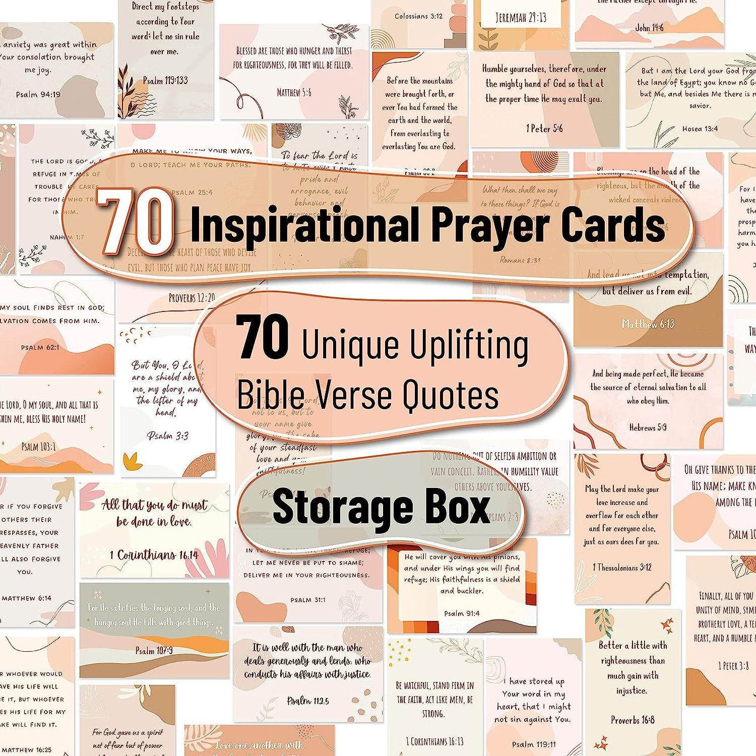 Bible Verse Cards Scripture Prayer Affirmation Cards Christian Gifts with Bible Verses Mini Inspirational Quote Card