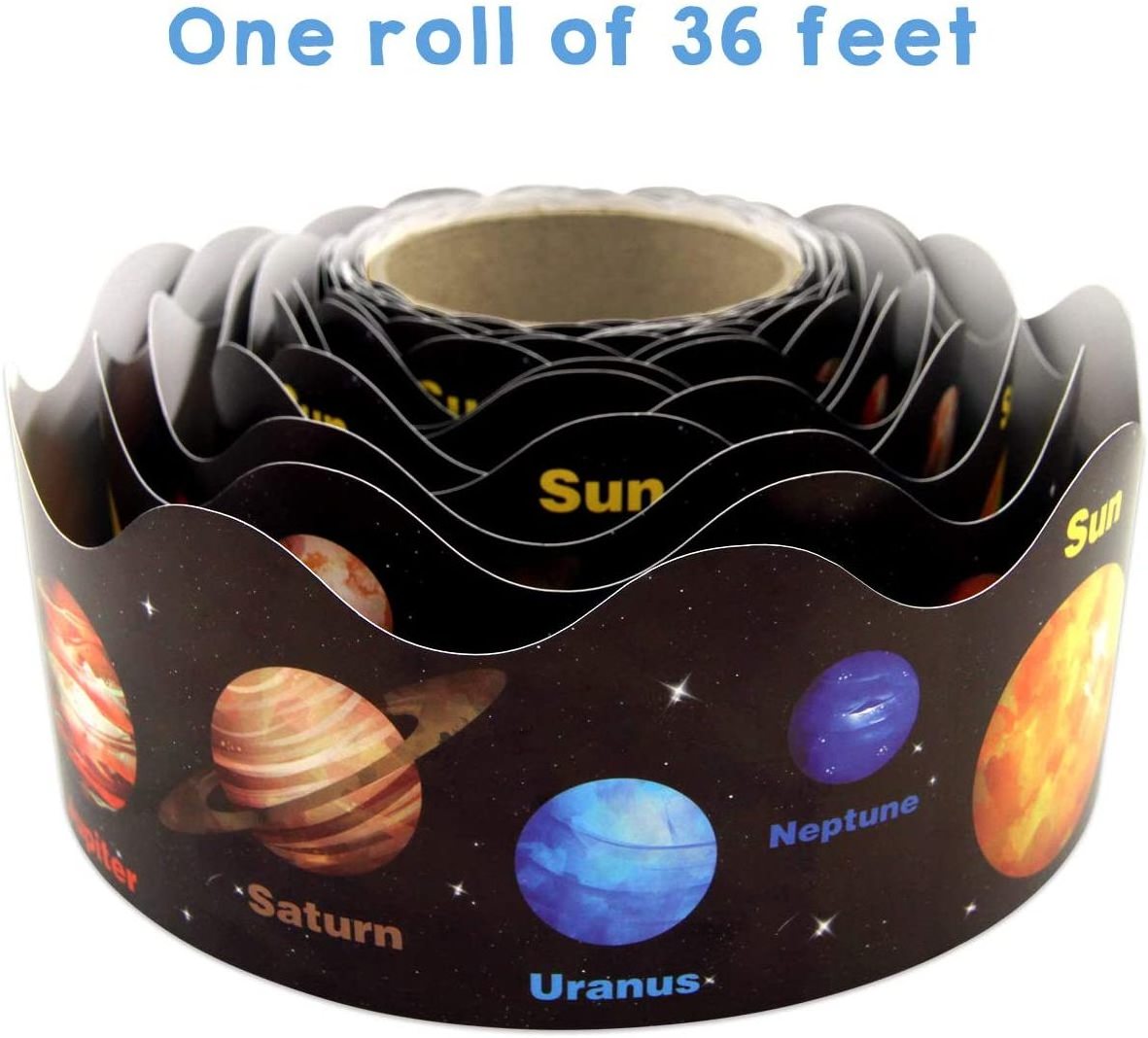 Custom Solar System Bulletin Board Border Planet Space Trimmer for Classroom