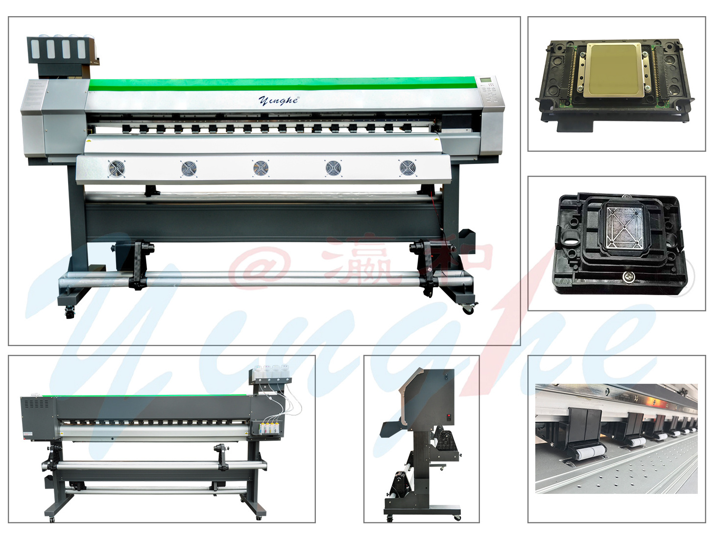 XP600 Printhead Vinyl Banner Sticker Printing Machine/CMYK Automatic Large Format Printer/Digital Industrial Inkjet Printing Mac