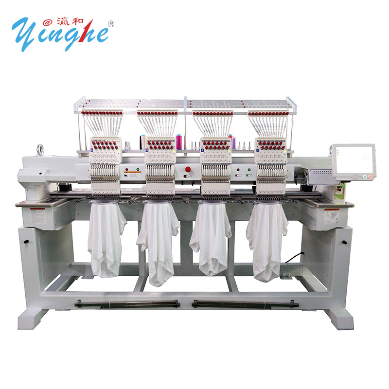 YINGHE Flat Embroidery Machine/9needles 2 heads flat embroidery machine double heads embroidery machine