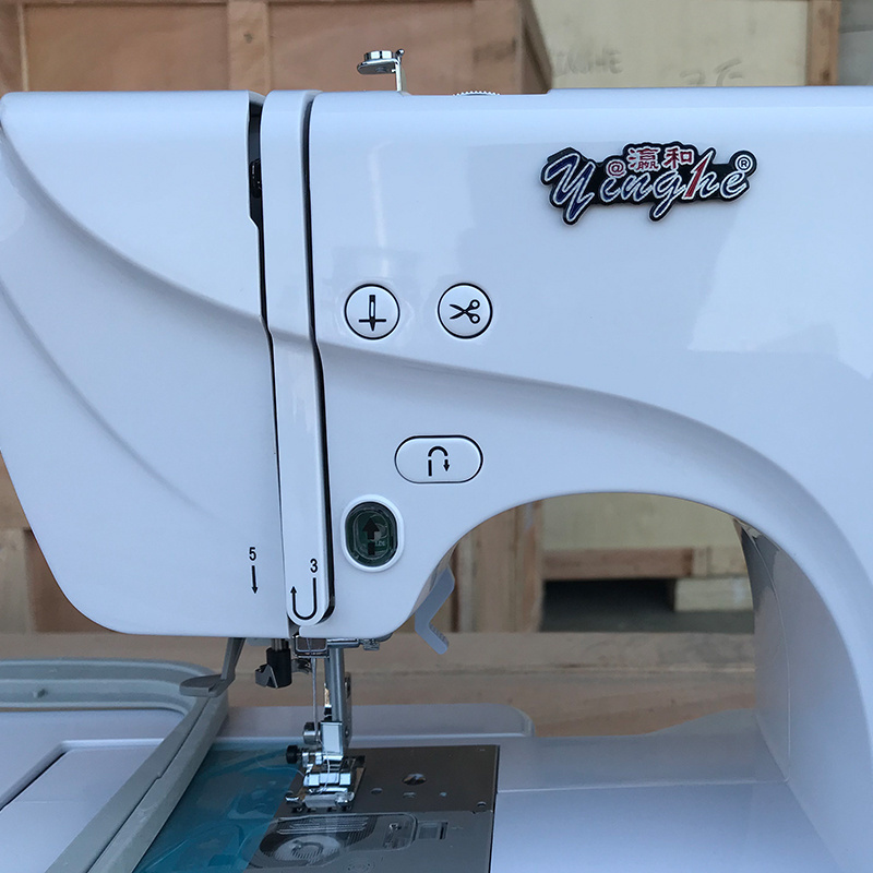 Hot Export Computerised Sewing Machines embroidery  With Commercial /Mini Household flat embroidery machine