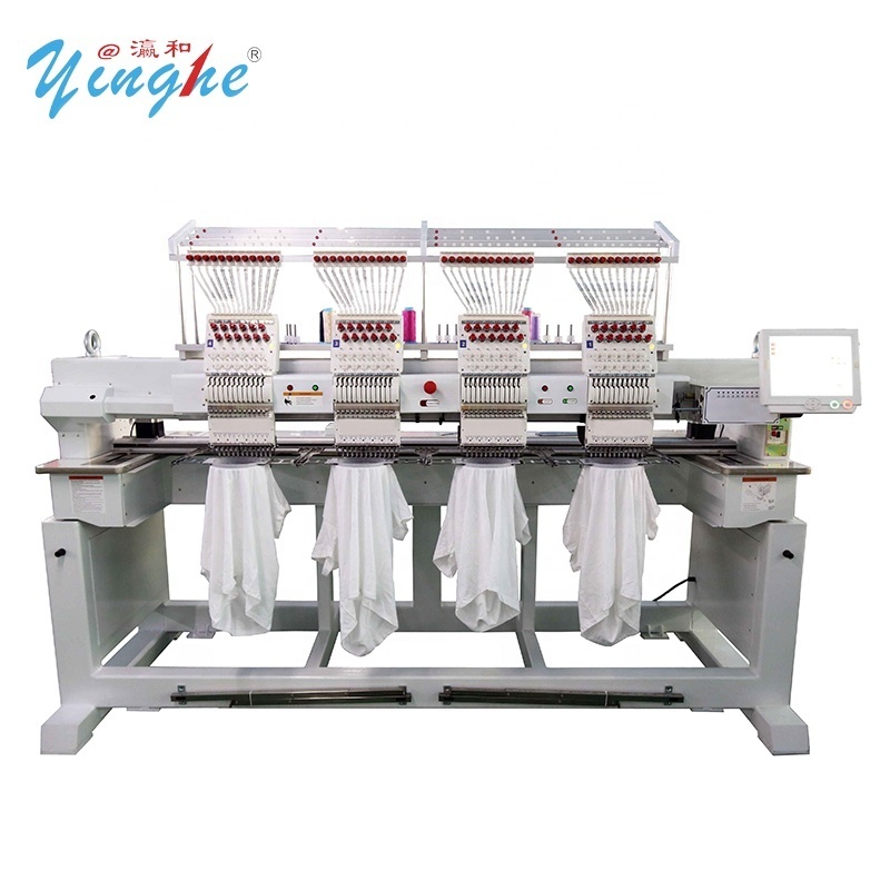 four head cap t-shirt embroidery machine/Six Head 12 needless sweaters Embroidery Machine 6 heads