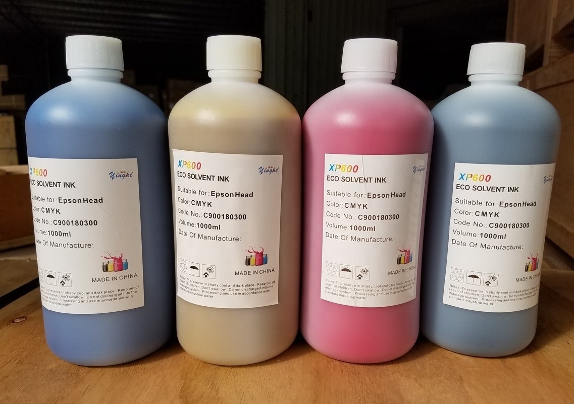 Yinghe eco solvent/ sublimation / UV / dtf  printer machine inks xp600 /dx5/i3200 ink heat transfer ink