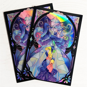 Custom wholesale cartoon sports anime holographic playing trading TCG Board cards deck game printing for trading card