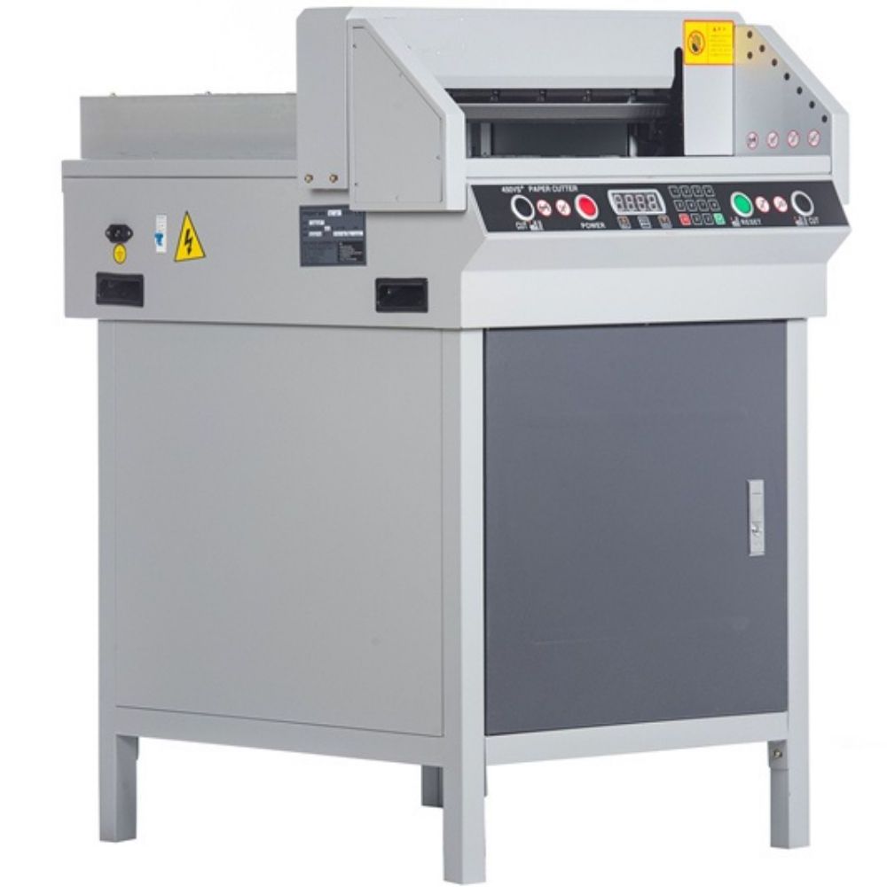 G450VS+ Double Guide Electric Paper Cutting Machine Heavy Duty Paper Cutter in South Africa Booking Engine 40mm 450mm 120kg 50mm