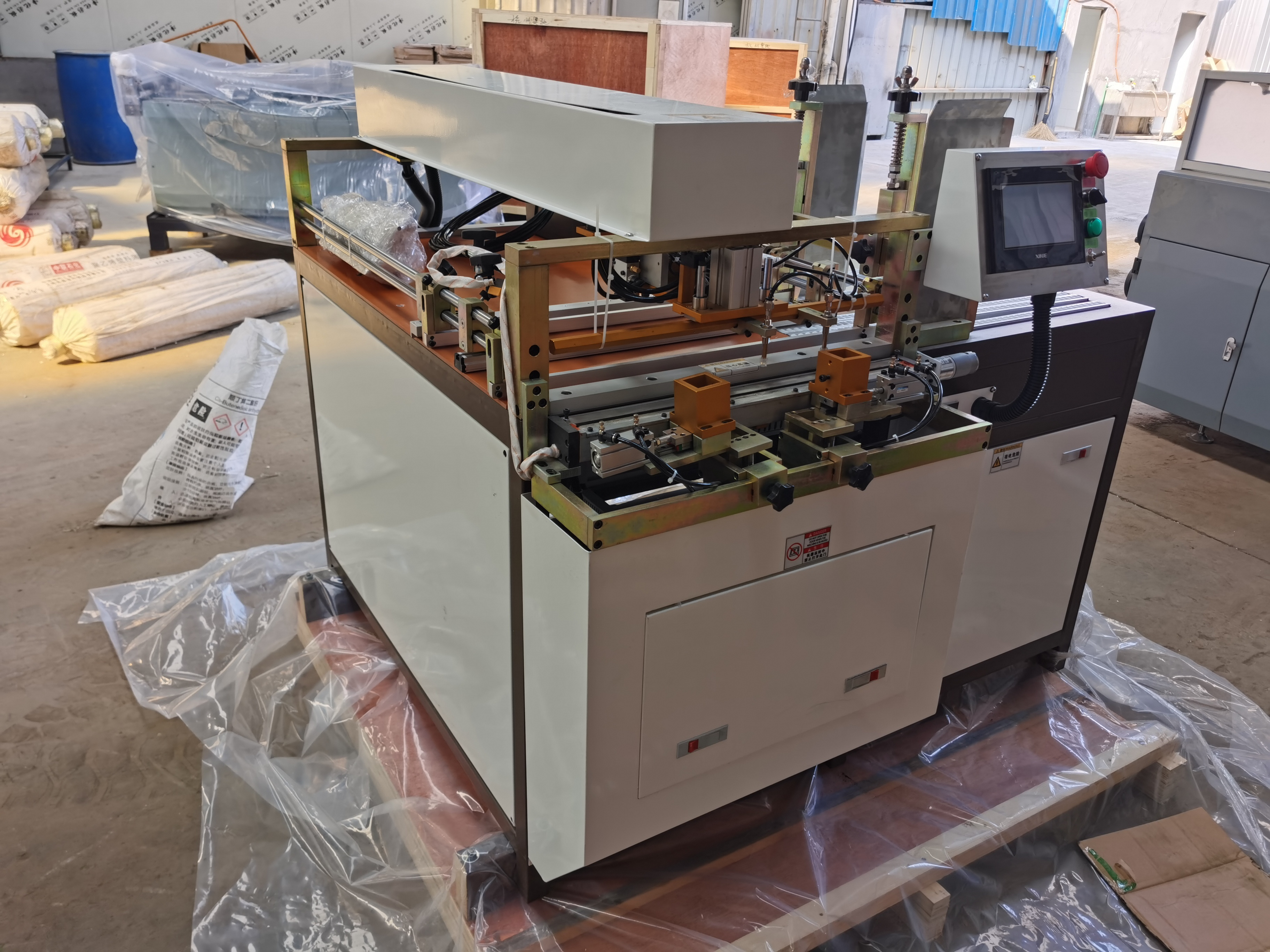 Iron Sheet Plate Pasting Machine PRY-SW1000Z Automatic Magnet and Metal Electric Provided 220V Gun Case Wood Glue Spray Machine