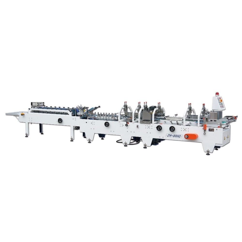 ZH-800G/880G/1000G High Speed Automatic Paper Cake Box Making Machine