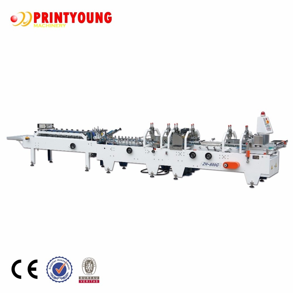 ZH-800G/880G/1000G High Speed Automatic Paper Cake Box Making Machine