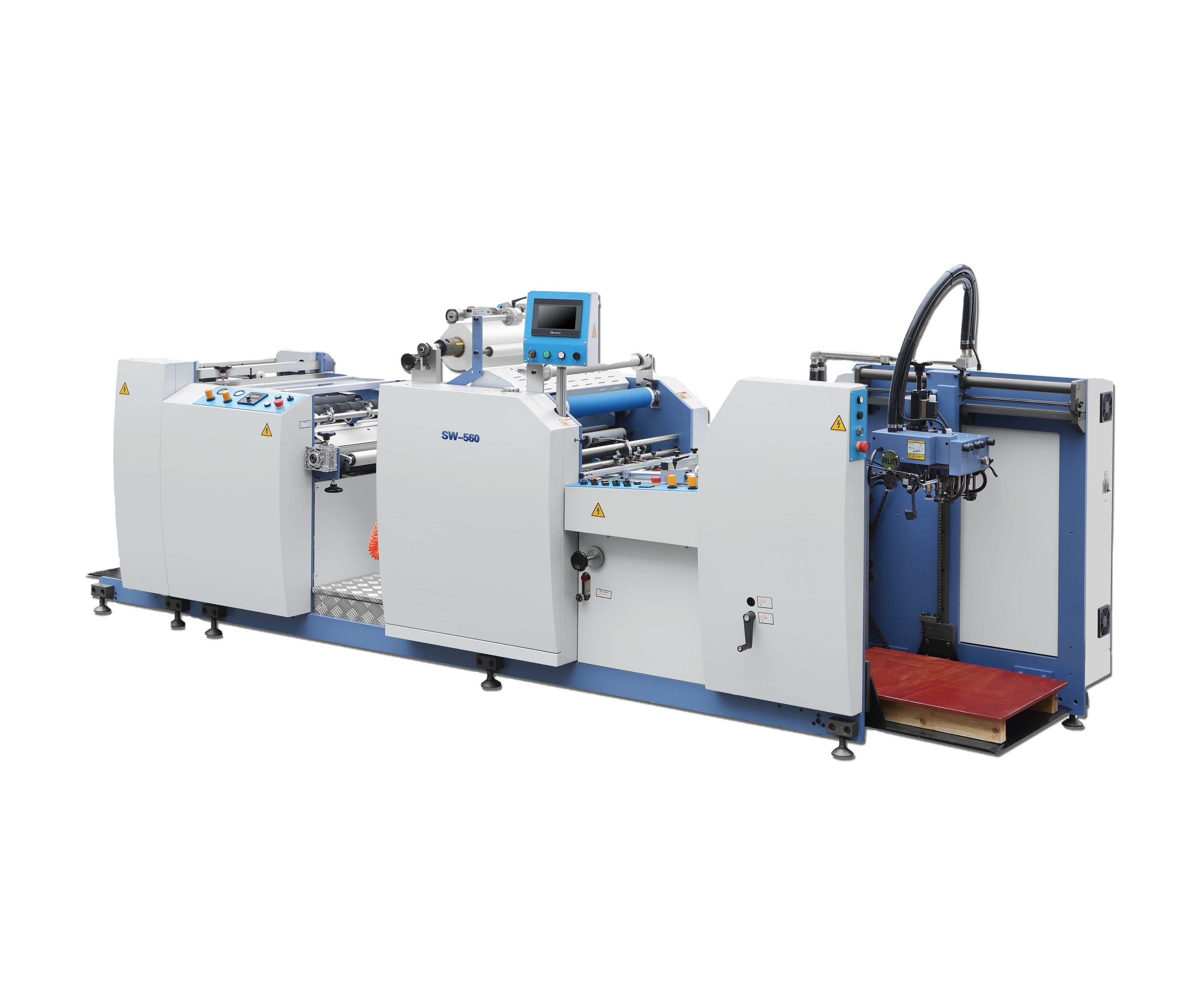 Hot Sale SW-560 Fully Automatic Laminator Machine Electric Manufacturing Plant Provided CE Certificate Laminating Machine 20 KW