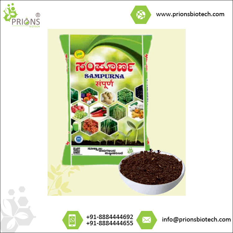 Best Quality Wholesale 100% Organic Sampurna Composed Agriculture Fertilizer for Plant Growth and All Types of Agriculture Crops