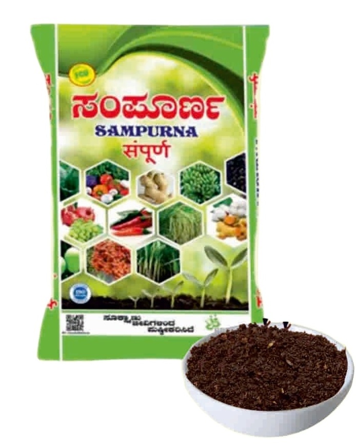 Best Quality Wholesale 100% Organic Sampurna Composed Agriculture Fertilizer for Plant Growth and All Types of Agriculture Crops