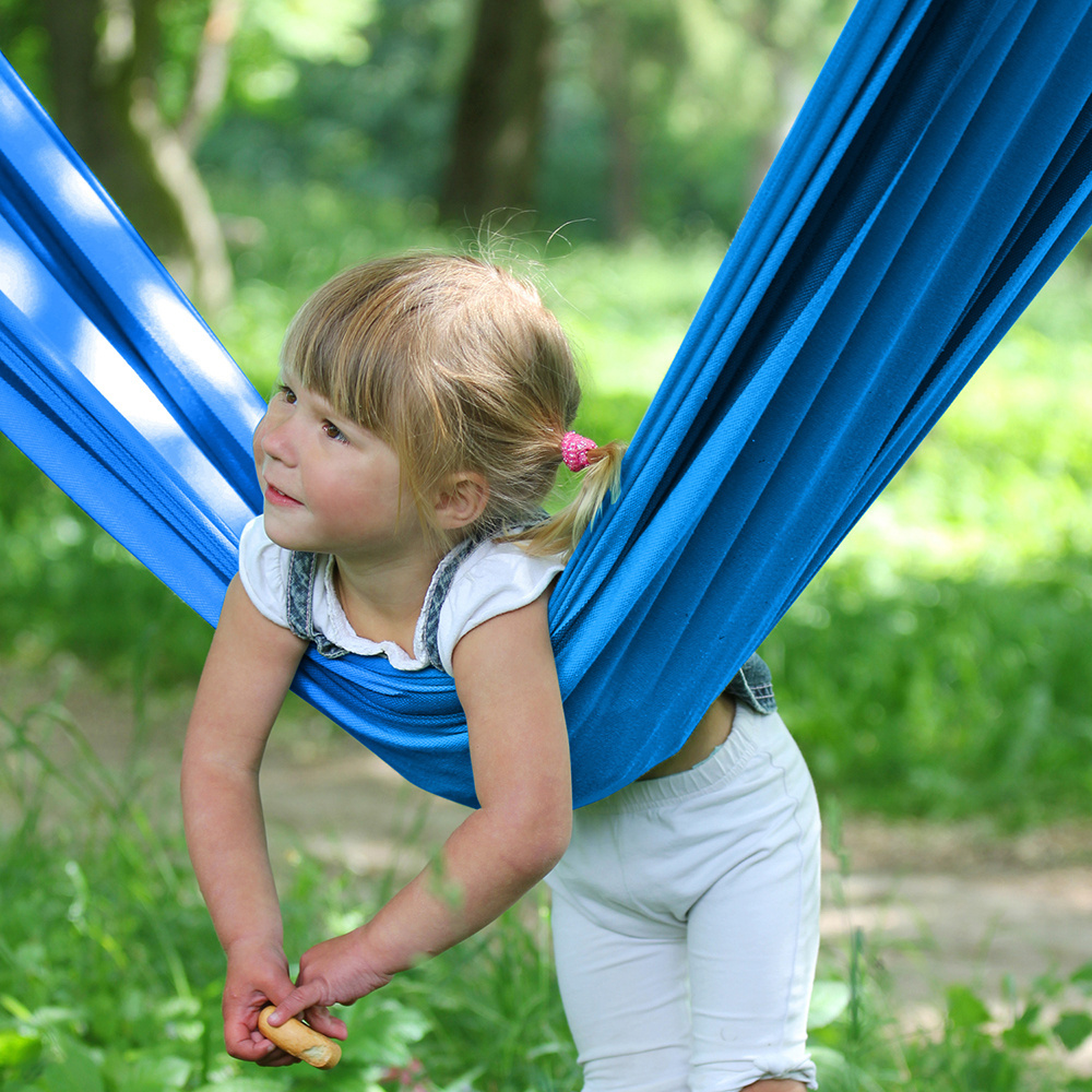 Prior Fitness 3*1.5 Meter Aerial Yoga Swing for Children Indoor Outdoor Parent Child Hammock Swing Ideal Tool  with Autism, ADHD