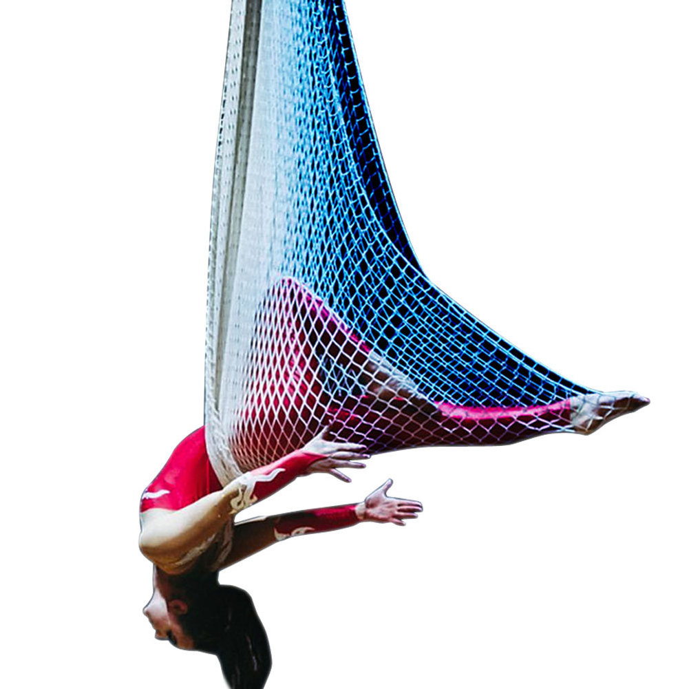 Aerial Yoga Net Polyester Gradient Color  Aerial Yoga Hammock Net for Circus Acrobatic Aerial Apparatus