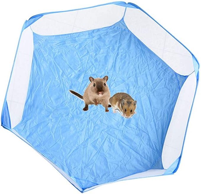 Small Animals Tent Reptiles Cage Breathable Transparent Pet Playpen Pop Open Top  Exercise Fence Portable Yard Fence