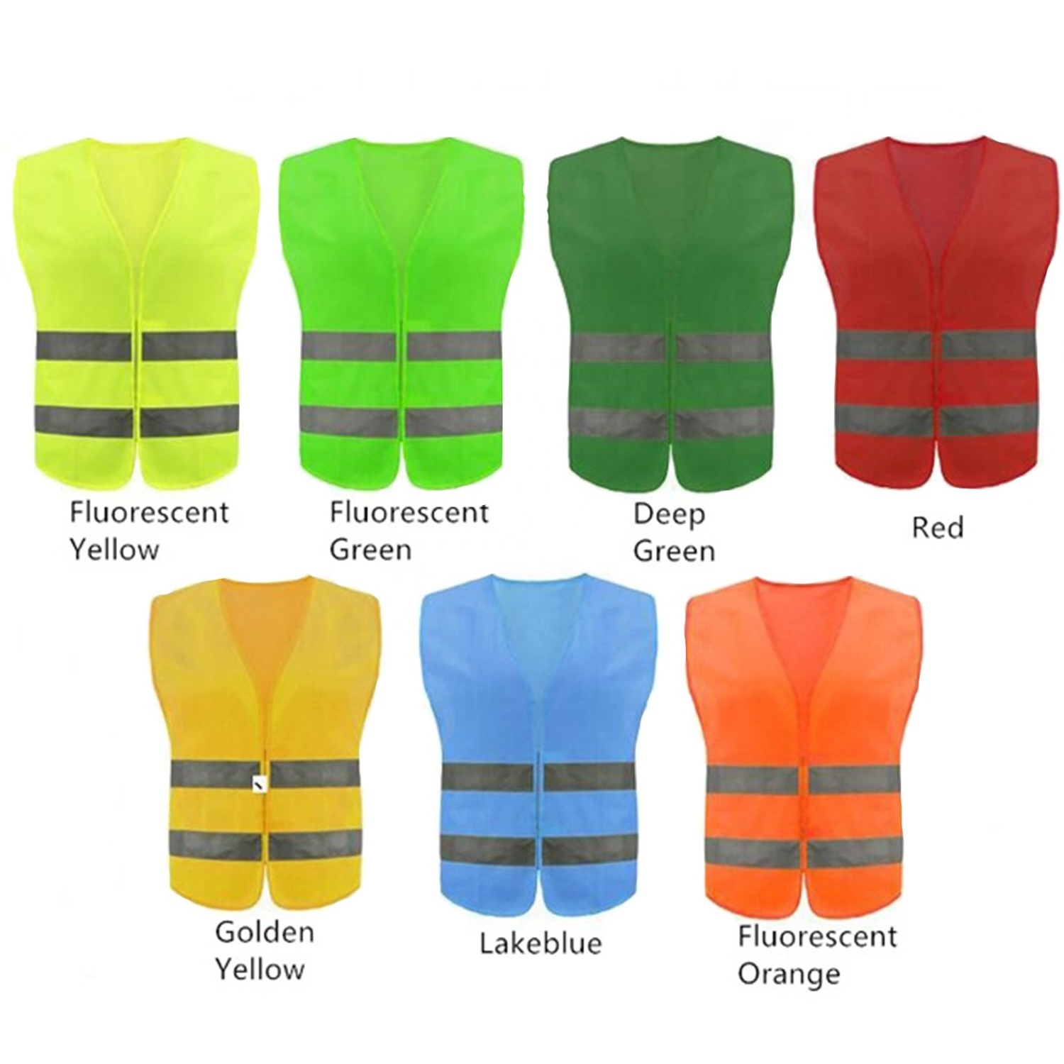 80g gsm motorcycle security visibility reflectante cycle eco poli saftey strips high reflective vest for running