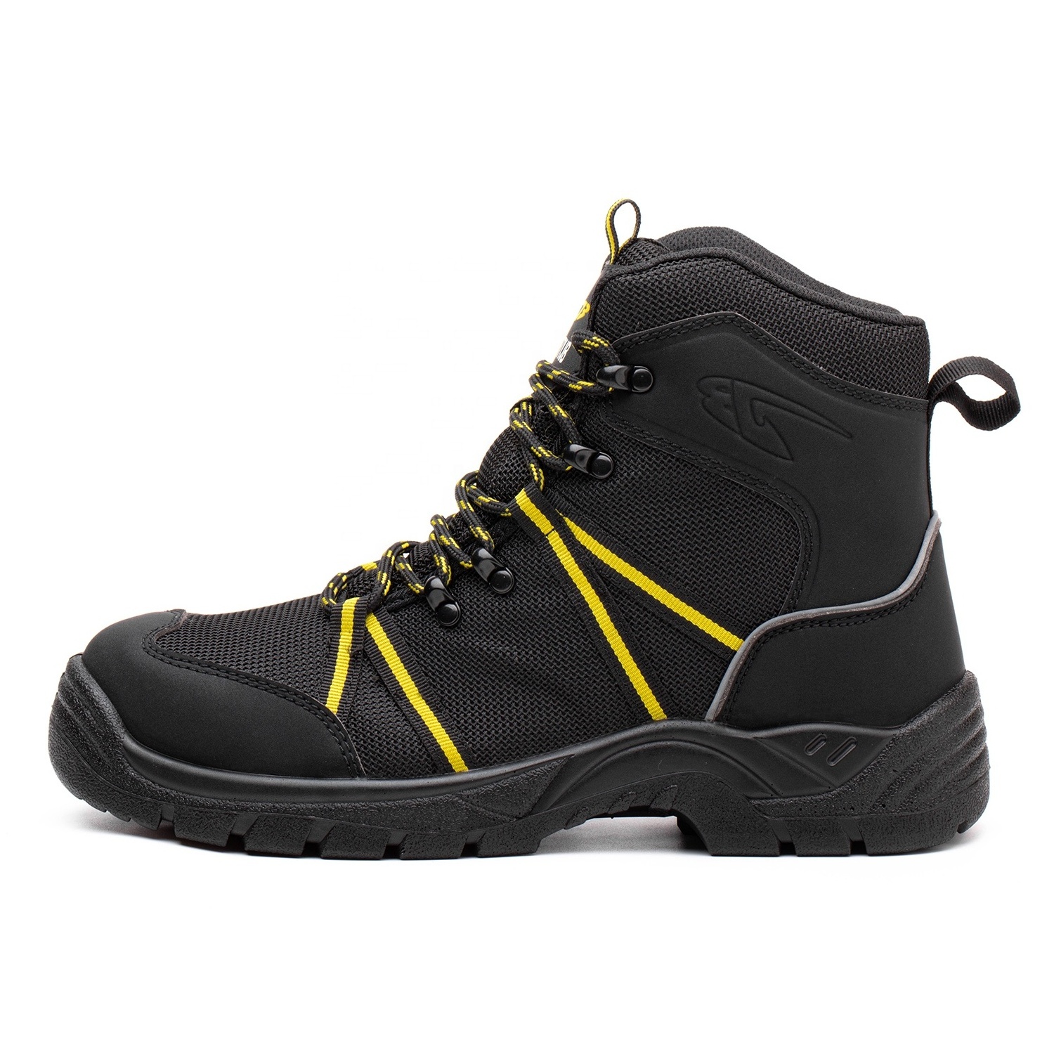 Construction oil resistant total dark brown mens high cut long luxury working industrials sale safety boots with steel toe