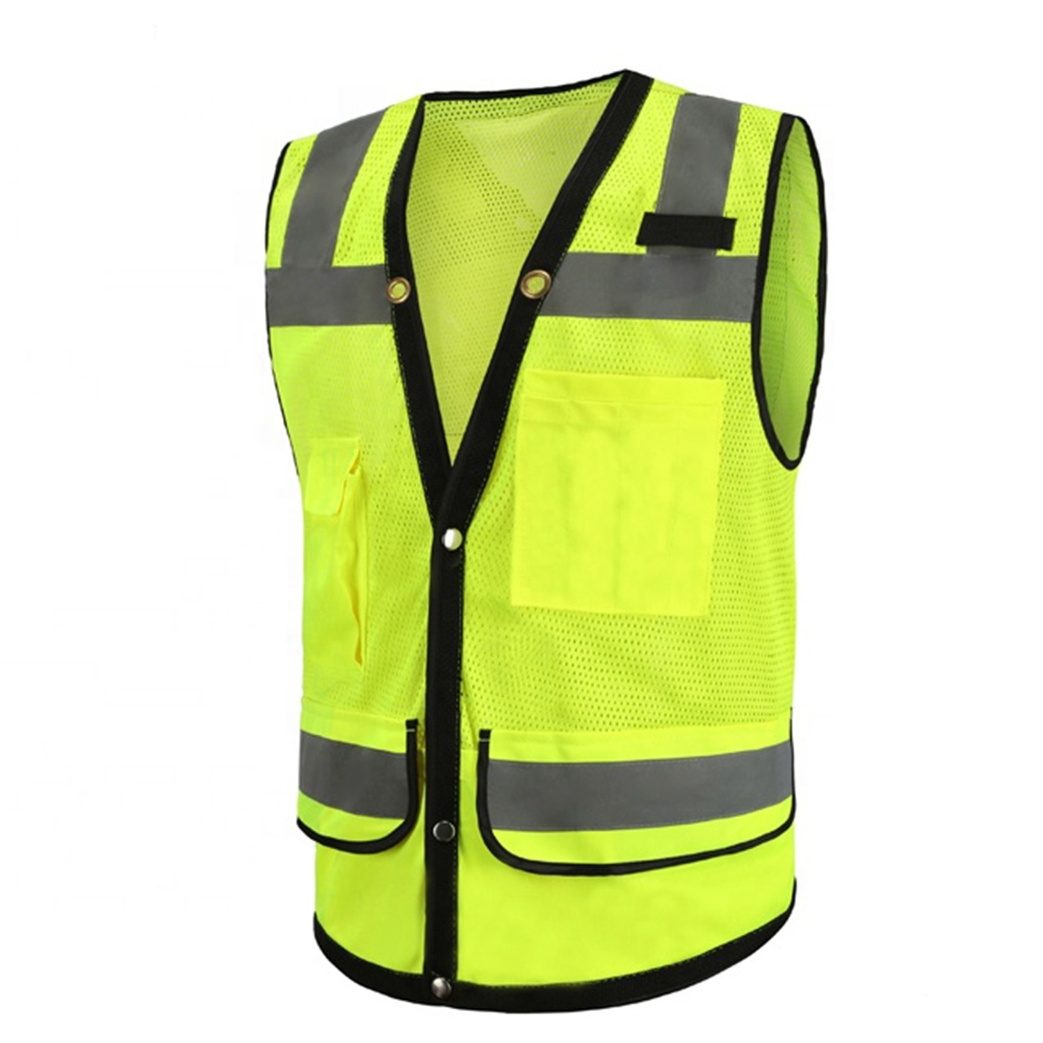 Custom running cellphone children harness running pink Hi Vis vest safty poli jackets safety vest reflective for road safety