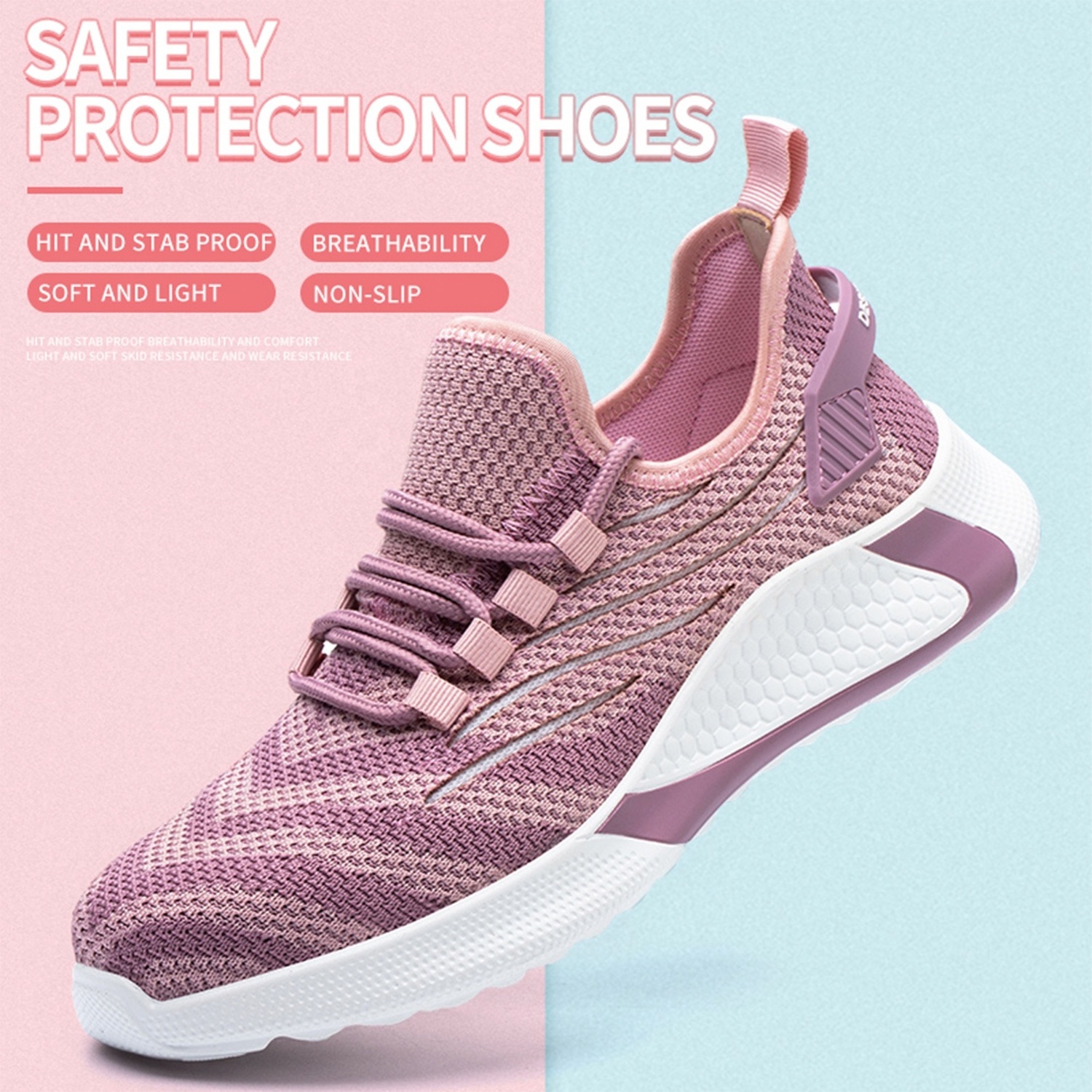 Lady Low steel toe cap cut waterproof working composite boots pink rubberized industrial Work safety boots shoes for women