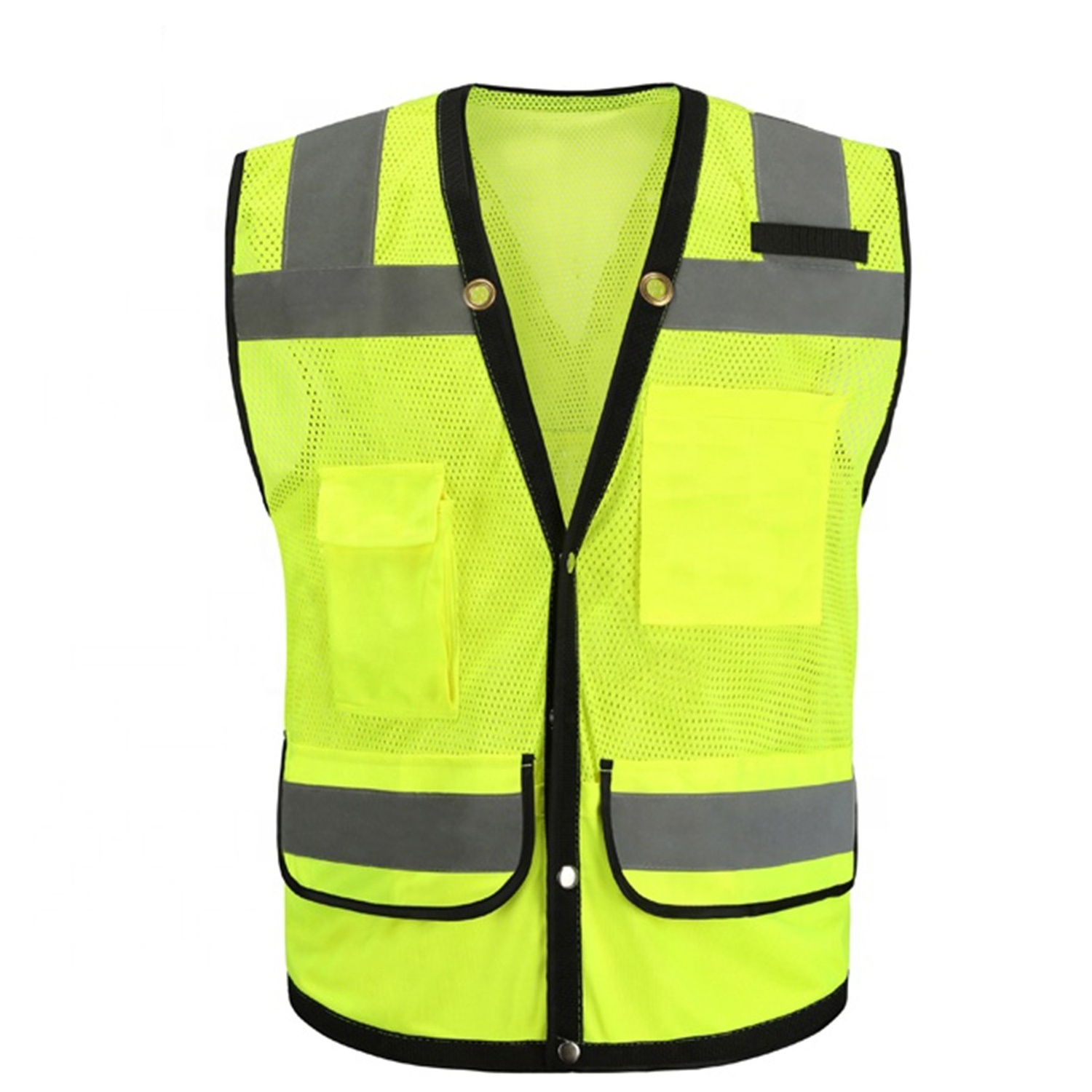 Custom running cellphone children harness running pink Hi Vis vest safty poli jackets safety vest reflective for road safety