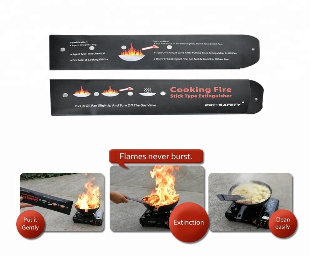 Stick Pack Cooking Oil Pan Throwing type Fire Extinguishers 150ml