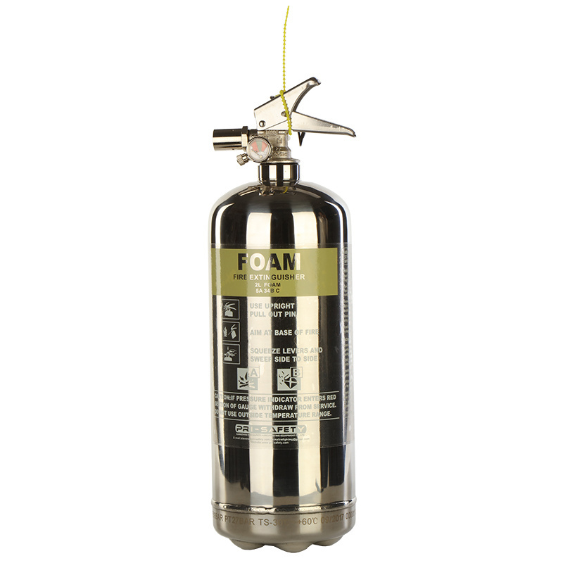 CE Stainless Steel Foam Fire Extinguisher Cylinder Stainless Steel Fire Extinguisher