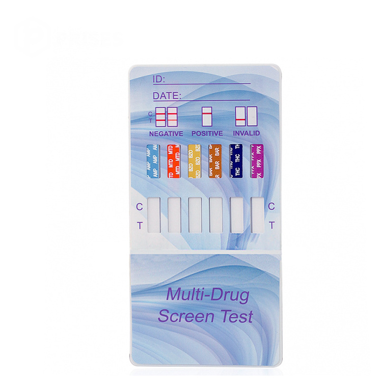 Multi Rapid Drug test of Abuse AMP BZO AMP THC COC MOP Drugs Urine Screening Test Kit Cassette