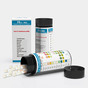 12 Parameters Urine Test Strips 100 Pieces/barrel URS-12MA Reagent Strips for Urinalysis