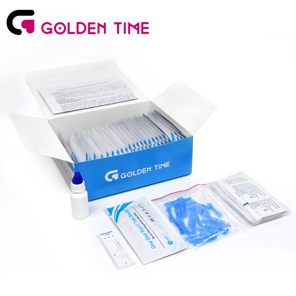 High Quality Manufacturer Wholesale Malaria Pf Antigen Blood Rapid Diagnostic Test Kit- Accurate RDT Strip Cassette for Home Use