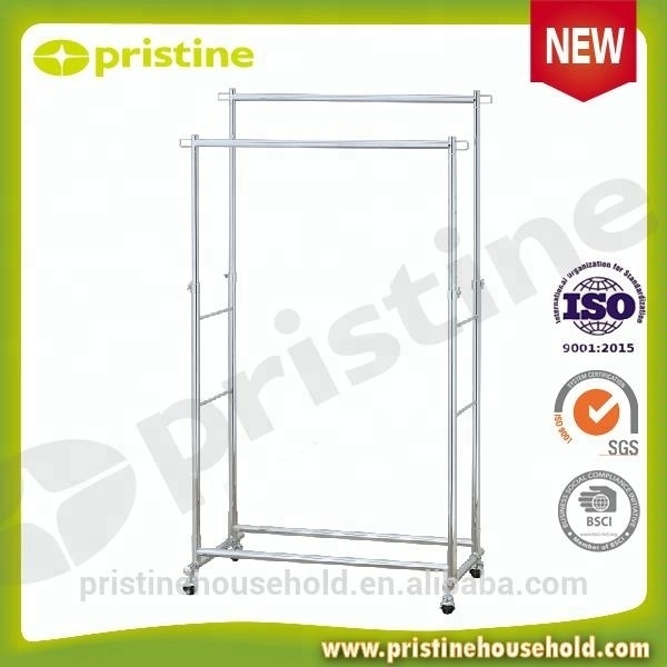 Best OEM quality wholesale Taiwan household storage manufacturer Laundry Products Metal Portable clothing rack