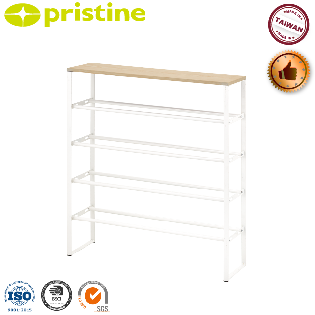 Quality shelf SALE wholesale Taiwan home storage Furniture Manufacturer household organizer Entryway Shoe Rack with wood top