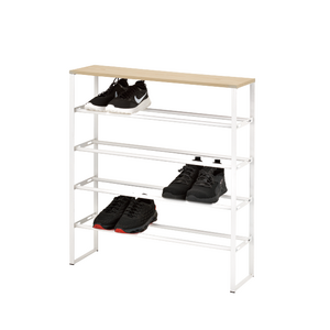 Quality shelf SALE wholesale Taiwan home storage Furniture Manufacturer household organizer Entryway Shoe Rack with wood top