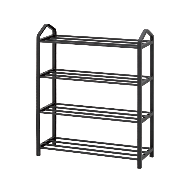 Quality OEM shelf wholesale Taiwan home storage metal 4-Tier Shoe Rack for Entryway Closet Free Standing Shoe Storage Racks