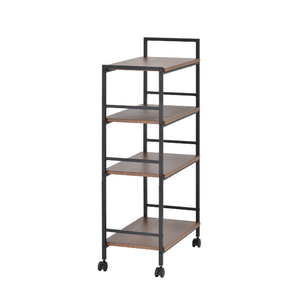 Black Firday sale wholesale Taiwan factory household home storage manufacturer housewares DIY 4 tier Shelves kitchen Shelf cart