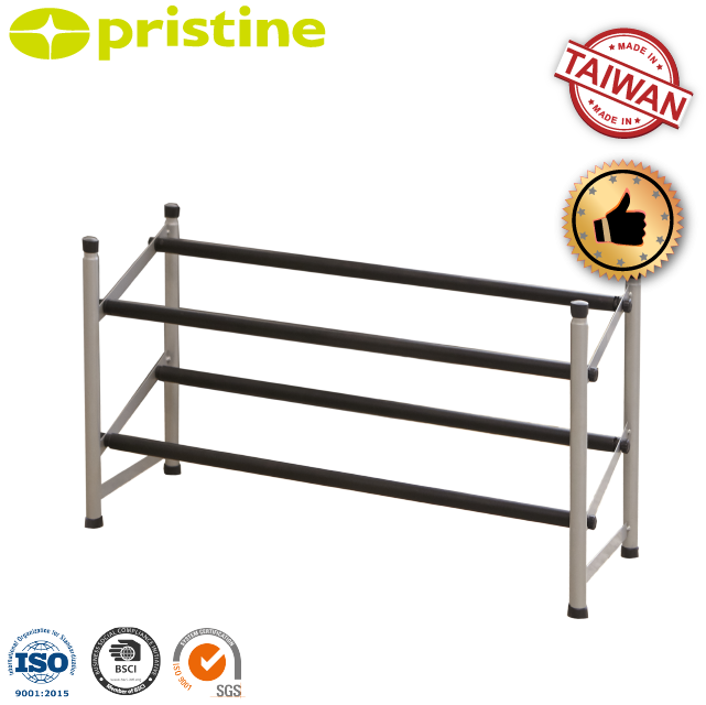 SALE shelf wholesale Taiwan household storage Furniture Manufacturer simple metal DIY 2 tier metal shoe rack